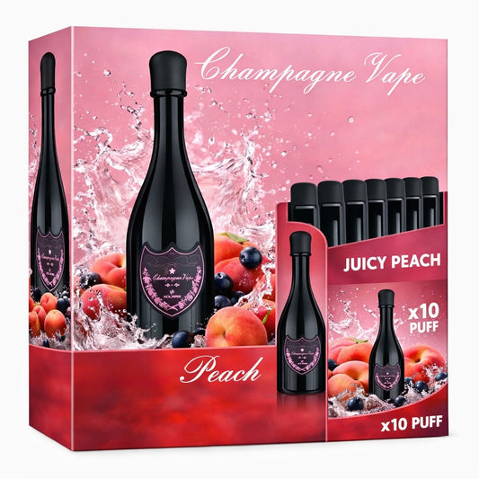 Boîte de 10 Puff Dom Pérignon 30K Juicy Peach